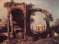 Capriccio Ruinen und klassische Gebäude Canaletto